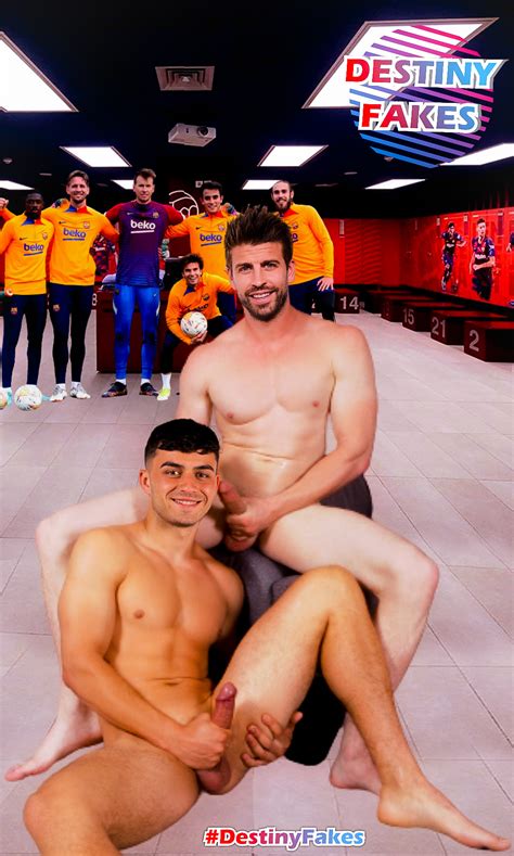 Post 5363753 Barcelona Destinyfakes Fakes Gerard Pique Pedri Soccer