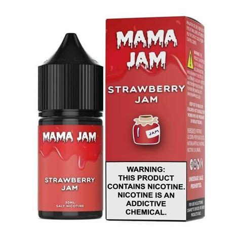 Saltnic Mama Jam Salt Nic Strawberry Jam