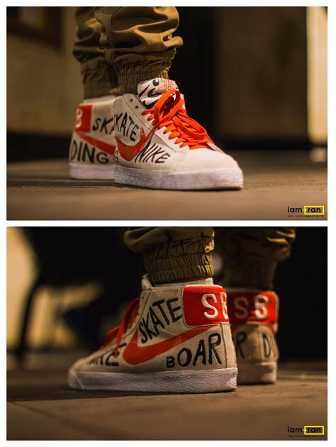 Geoff Mcfeteridge X Nike Sb Blazer Mid Basketball Sneakers Hummel