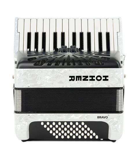 Accordions Hohner Hohner Bravo Ii 48 Piano Accordion White Alamomusiccenter Myshopify