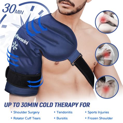 Xl Shoulder Ice Pack Rotator Cuff Cold Therapy Reusable Gel Ice Pack