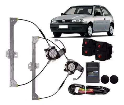 Kit Alza Cristales Eléctricos Vw Gol G3 2 Puertas Completo Cuotas sin