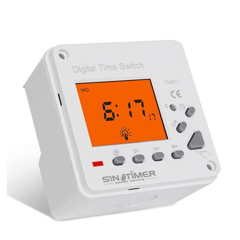 Nouveau Tm617 2 Grand écran Lcd Minuterie De Rétroéclairage 7 Jours Par