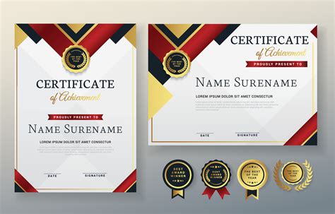 Formal Award Certificate Template