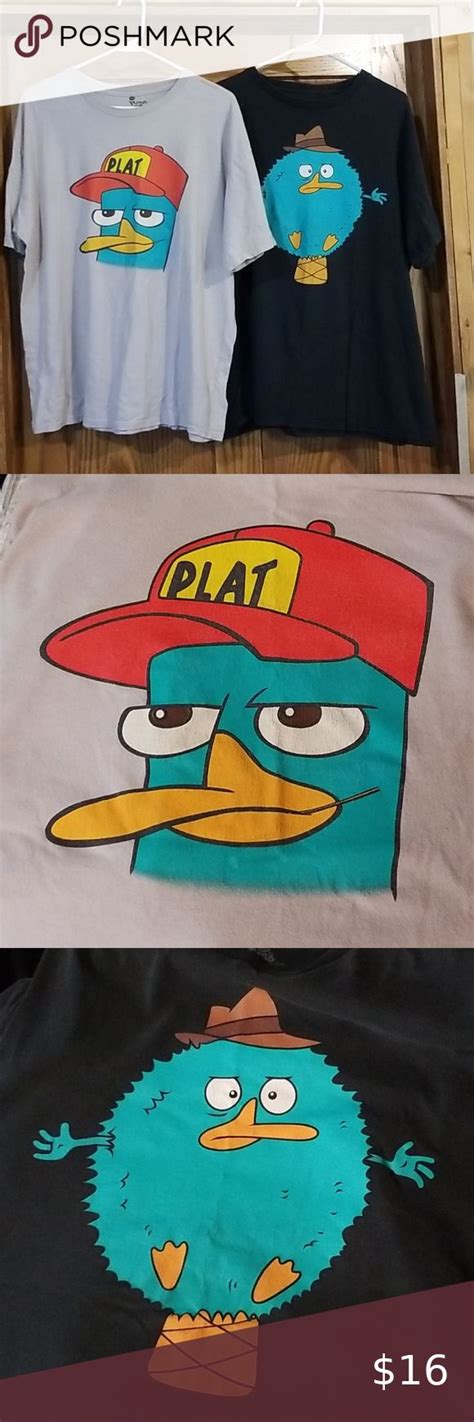 2 For 1 Perry The Platypus Unisex Tshirt Bundle Unisex Tshirt Unisex