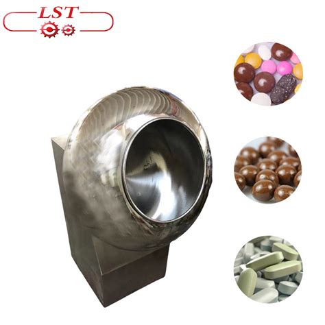 Lst Food Grade Stainless Steel Automatic Peanut Coating Pan Machine