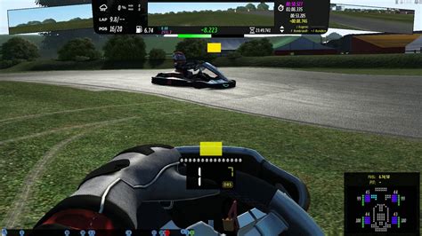 Rfactor S Kartsim Rental Kart Glan Y Gors Youtube