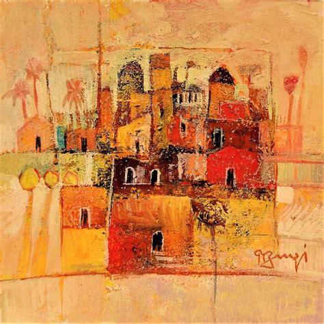 Peinture Am Village Ocre Par Burgi Roger Carr D Artistes