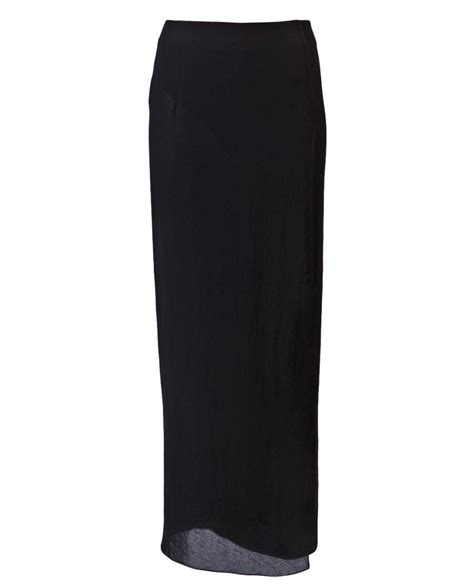 Maison Martin Margiela Pre Owned Maxi Skirt Negro Farfetch Mx