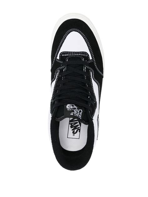 Vans Panelled High Top Sneakers Black Farfetch