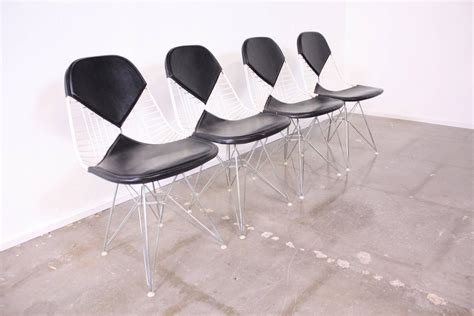 Set Of Four Eames For Herman Miller Dkr Bikini Dining Chairs For Sale At Stdibs