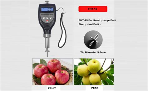 VTSYIQI FHT 15 Fruit Penetrometer Hardness Tester Fruit Firmness Tester