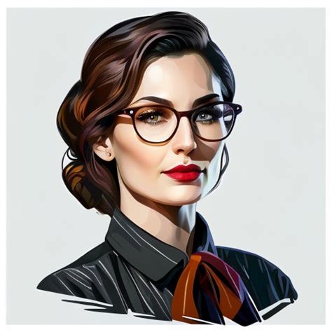 Free Female Professor Illustration