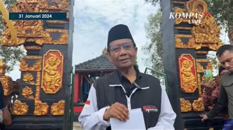 Mahfud MD Mundur Dari Menko Polhukam