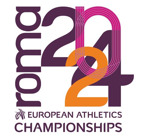 Il Logo Ufficiale Degli Europei Di Atletica Di Roma