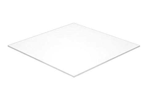 24 X 24 14 White Acrylic Plexiglass Sheet Translucent 55 2447 Free Cut To Size In