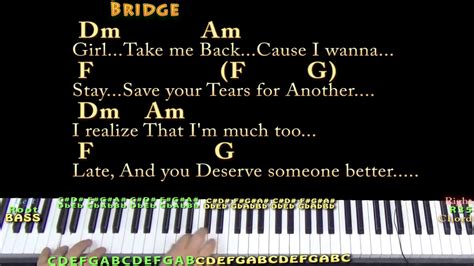 Save Your Tears The Weeknd Piano Cover Lesson In C With Chords Lyrics Youtube