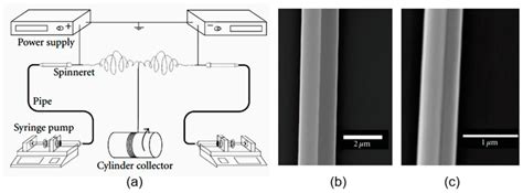 A Schematic Diagram Of Dual Opposite Spinneret Electrospinning