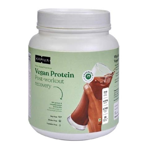 Kapiva Vegan Protein 2 2 Lb Chocolate Post Workout Recovery At Best