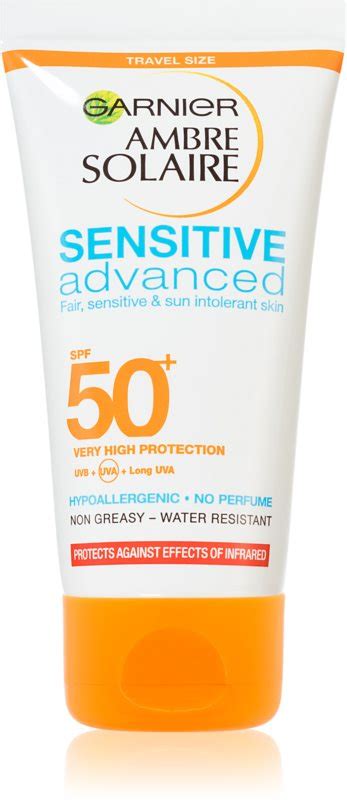 Garnier Ambre Solaire Sensitive Advanced Protective Cream For Face And