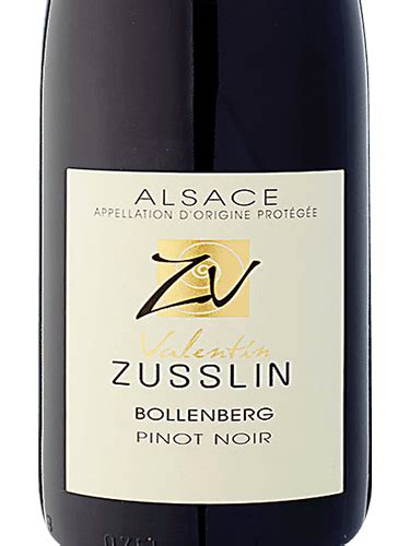 Valentin Zusslin Pinot Noir Bollenberg Vivino Us