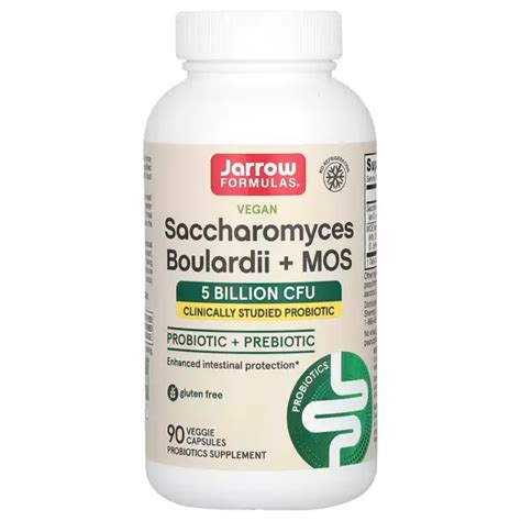 Jarrow Formulas Vegan Saccharomyces Boulardii Mos Billioncfu Caps