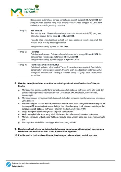 Se Instruktur Akmi Tahun Terkait Hasil Tindak Lanjut Akmi Pdf