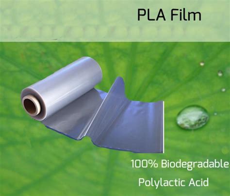 Pel Cula Biodegradable Del Pla Del Cido Polylactic Claro Para El Bolso