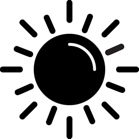 Sun Vector Icon 21025725 Vector Art At Vecteezy