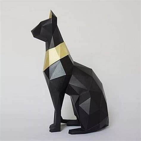 3d Papercraft Sculpture Low Poly Trophy Models From Ecogami Artofit