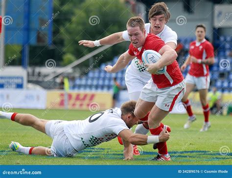 Rugby Players Fight For Ball In Rugby 7 S Gp Game Editorial Photo