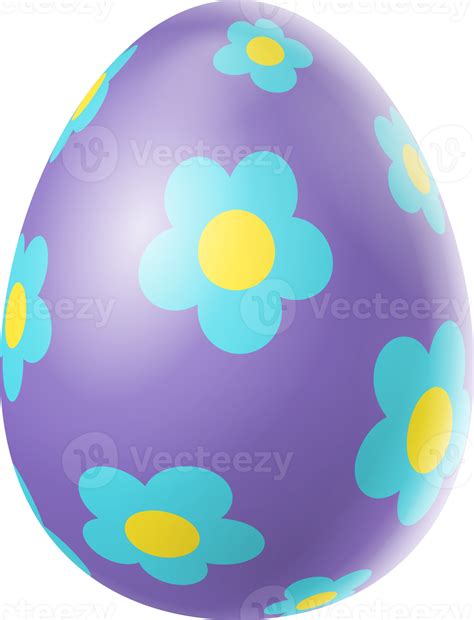 Happy Easter Day Colorful Egg Isolated 14576193 Png