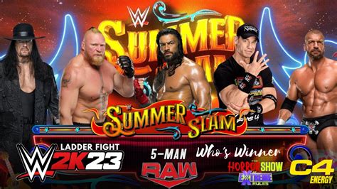 Roman Reigns Vs John Cena Vs Triple H Vs Undertaker Vs Brock Lesnar