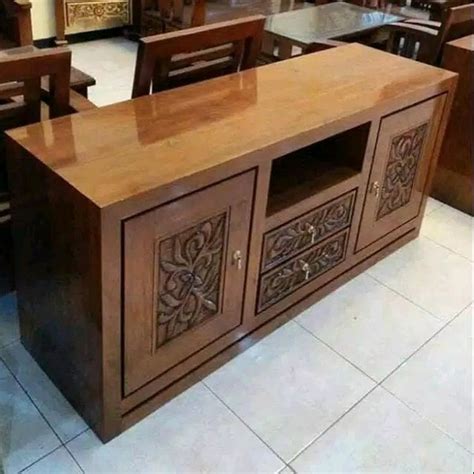 Jual Bufet Tv Jati Minimalis Modern Di Lapak Antox Furniture Jepara