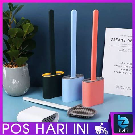 360° Cleansing 💥 Wall Mounted Silicone Toilet Bowl Brush Bendable