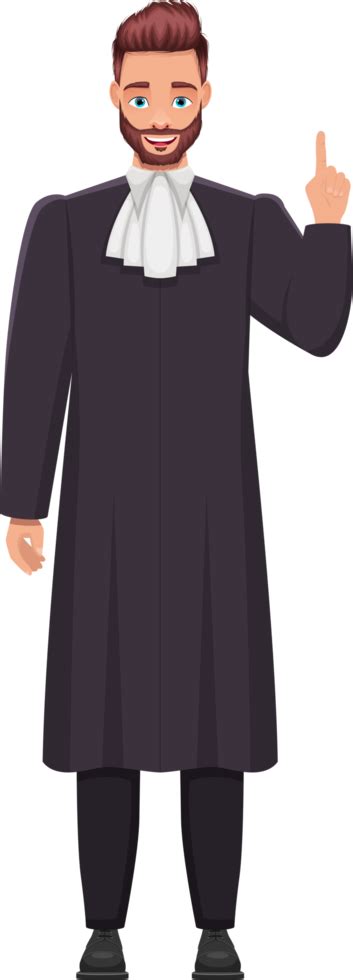 Judge Man Clipart Design Illustration 9379374 Png