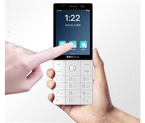 Philips E6810: кнопочный телефон с сенсорным экраном, ОС Android и ...