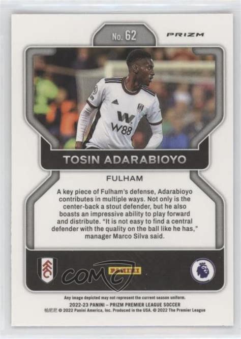 Panini Prizm Premier League Red Mosaic Tosin Adarabioyo