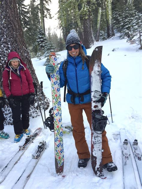 Splitboard With Skins Backcountry Babes