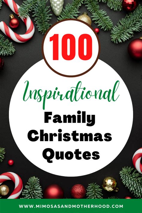 100 Inspirational Family Christmas Quotes - Mimosas & Motherhood