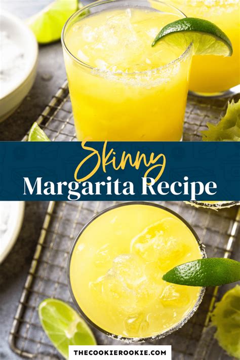 Skinny Margarita Recipe The Cookie Rookie