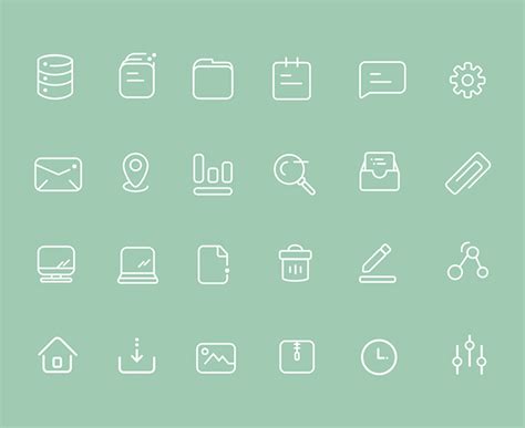 50 Free And Useful Gui Icon Sets For Web Designers Hongkiat