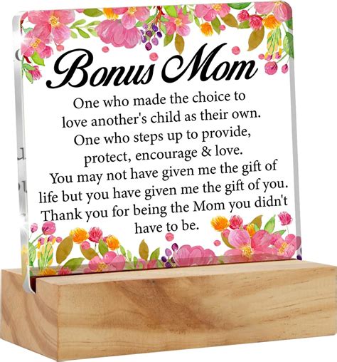 Bonus Mom T Step Mom Ts Bonus Mom Desk Decor