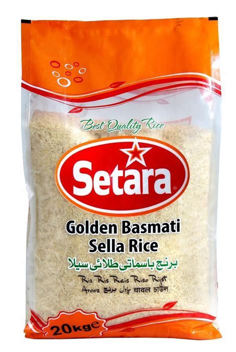 Setara Golden Sella Basmati Rice 20kg Taurean Foods UK