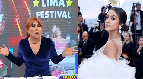 Magaly Arremete Contra Camila Escribens Al Verla En Festival De Cannes