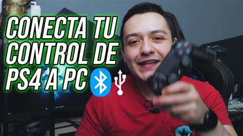 Conecta Tu Control De Ps4 A Tu Pc Con O Sin Cable Youtube