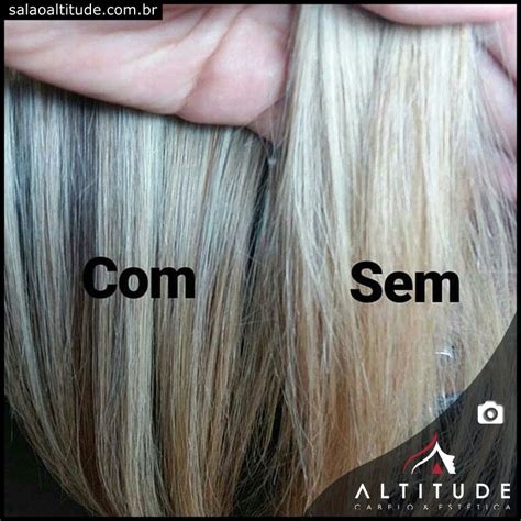 Corte bordado Antes e depois Salão Altitude