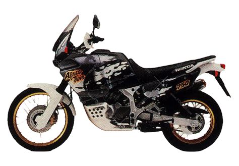 Honda XRV 750 Africa Twin 1993 Black Naklejki Fooqs