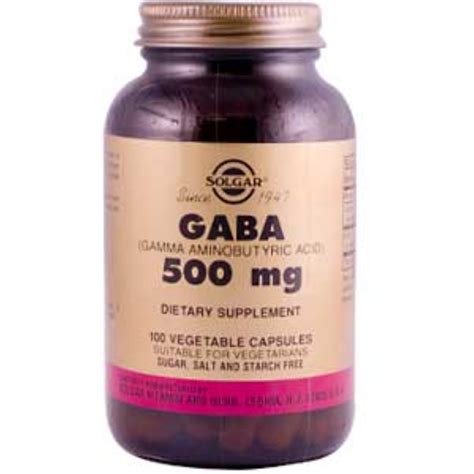 Solgar GABA 500 Mg 100 Veggie Caps IHerb