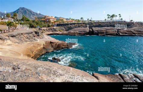 Rocks Along The Coast Between Playa El Duque And Playa De Fanabe On